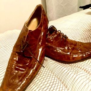 Brown Leather Italian Oxfords